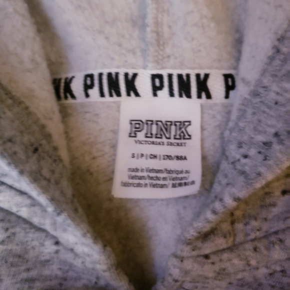 SMALL NWOT "PINK" SEQUIN HOODIE - Picture 6 of 6